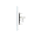 Großhandel / Einzelhandel CrystalLivolo Glass Panel 1 Gang TEL Buchse / Outlet VL-C791T-11 Ohne Steckeradapter